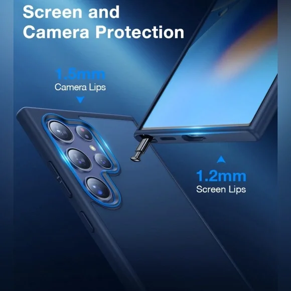 New Meifigno Designed for Samsung Galaxy S22 Ultra Case 6.8", [Military Grade - Picture 4 of 8